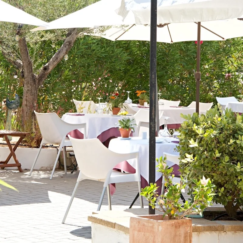 Le Gourmand Javea terrace detail